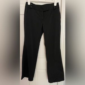 Willi Smith Black Satin-Like Dress Pants Size 10